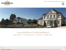 Tablet Screenshot of forumsalinum.de
